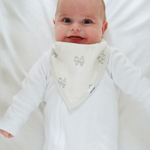 Six Layer Cotton Muslin Bandana Bibs - 3 pack