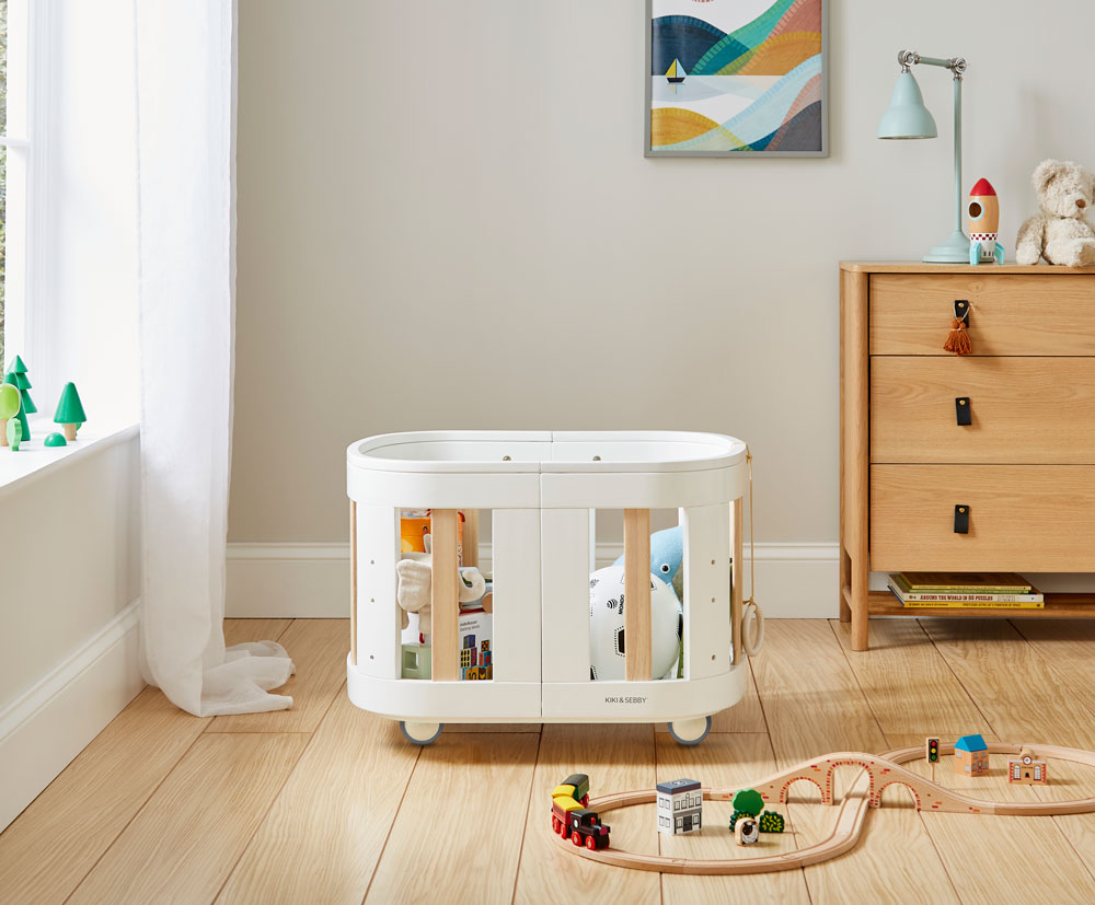 SBROUT® 4-in-1 Multifunctional Baby Crib Bundle (worth $1,124) - Image 2