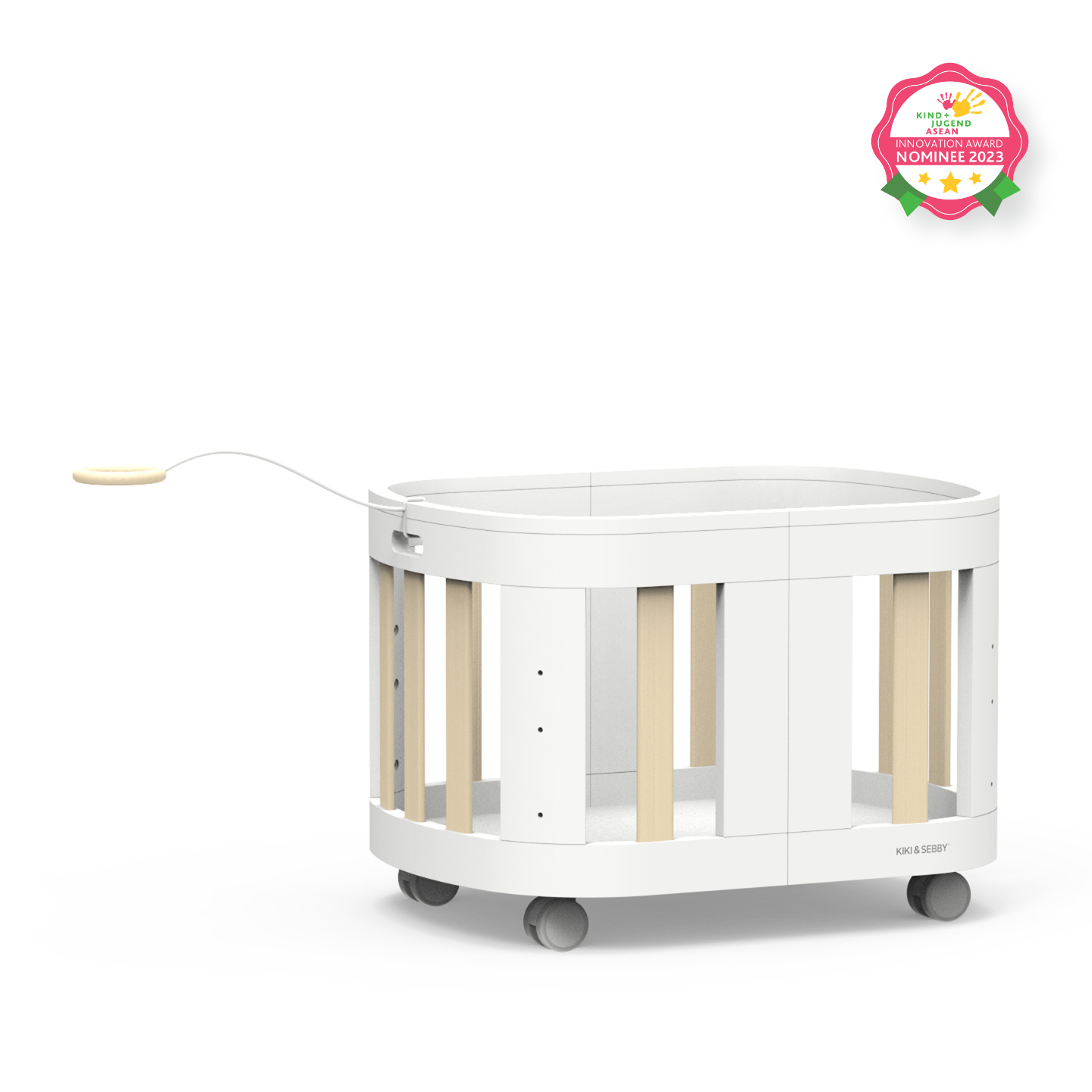 SBROUT® 4-in-1 Multifunctional Baby Crib Bundle (worth $1,124) - Image 7